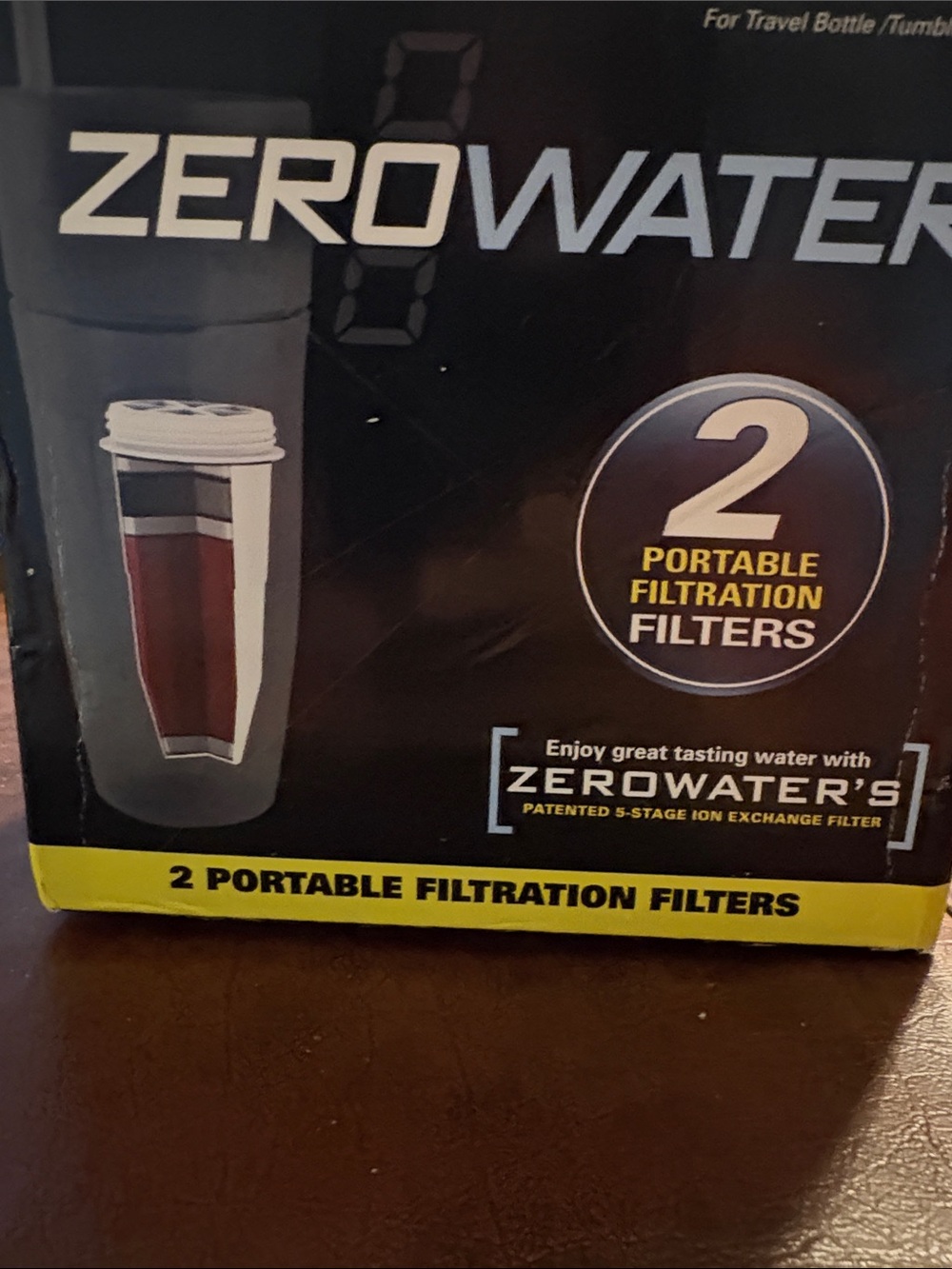 Replacement Portable Filtration Filters - Black - 2 Pack